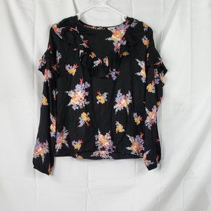 NWT Tucker+Tate Girls Long Sleeve Floral Ruffle